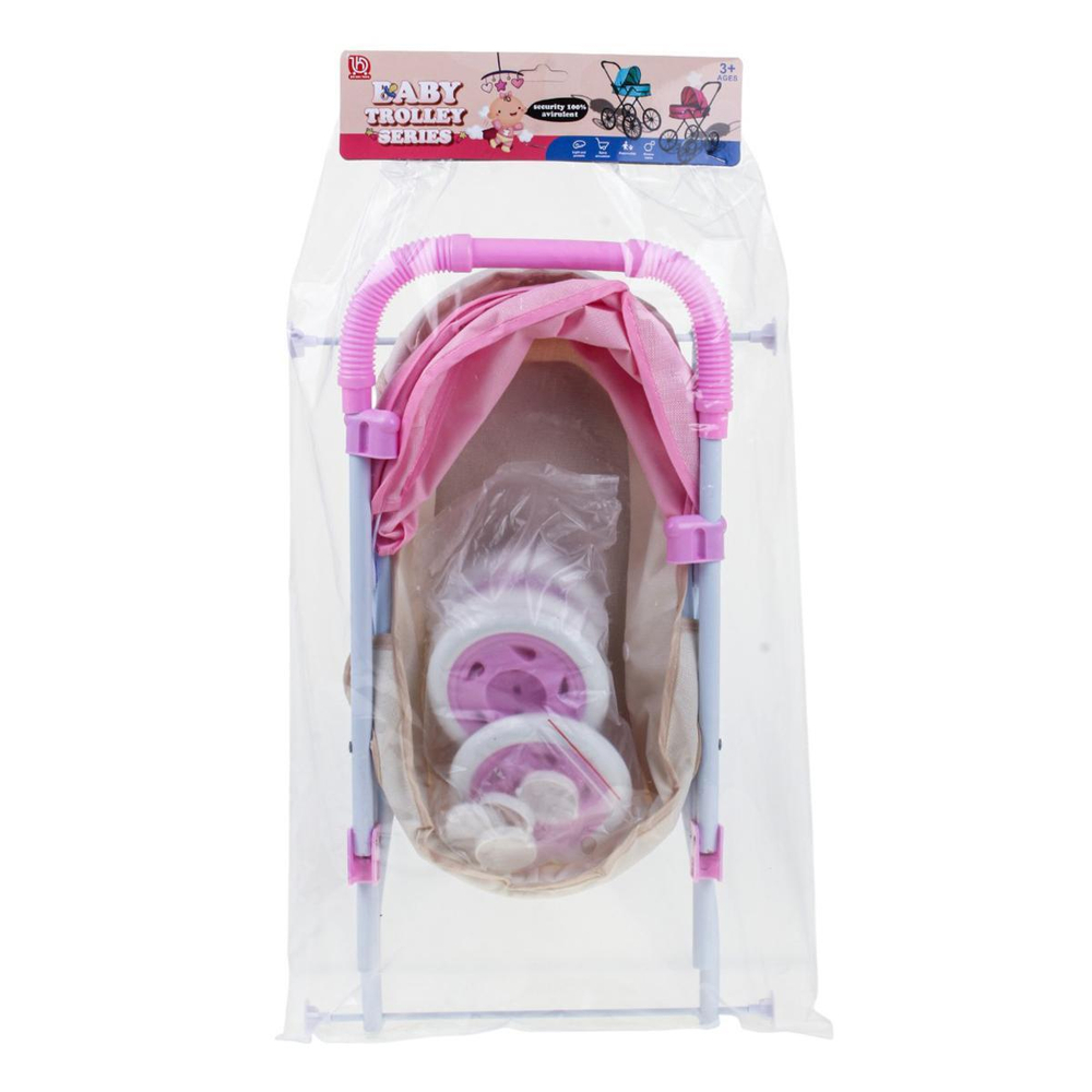 Коляска для кукол лежачая 57*50*30см. пакет 918D-16