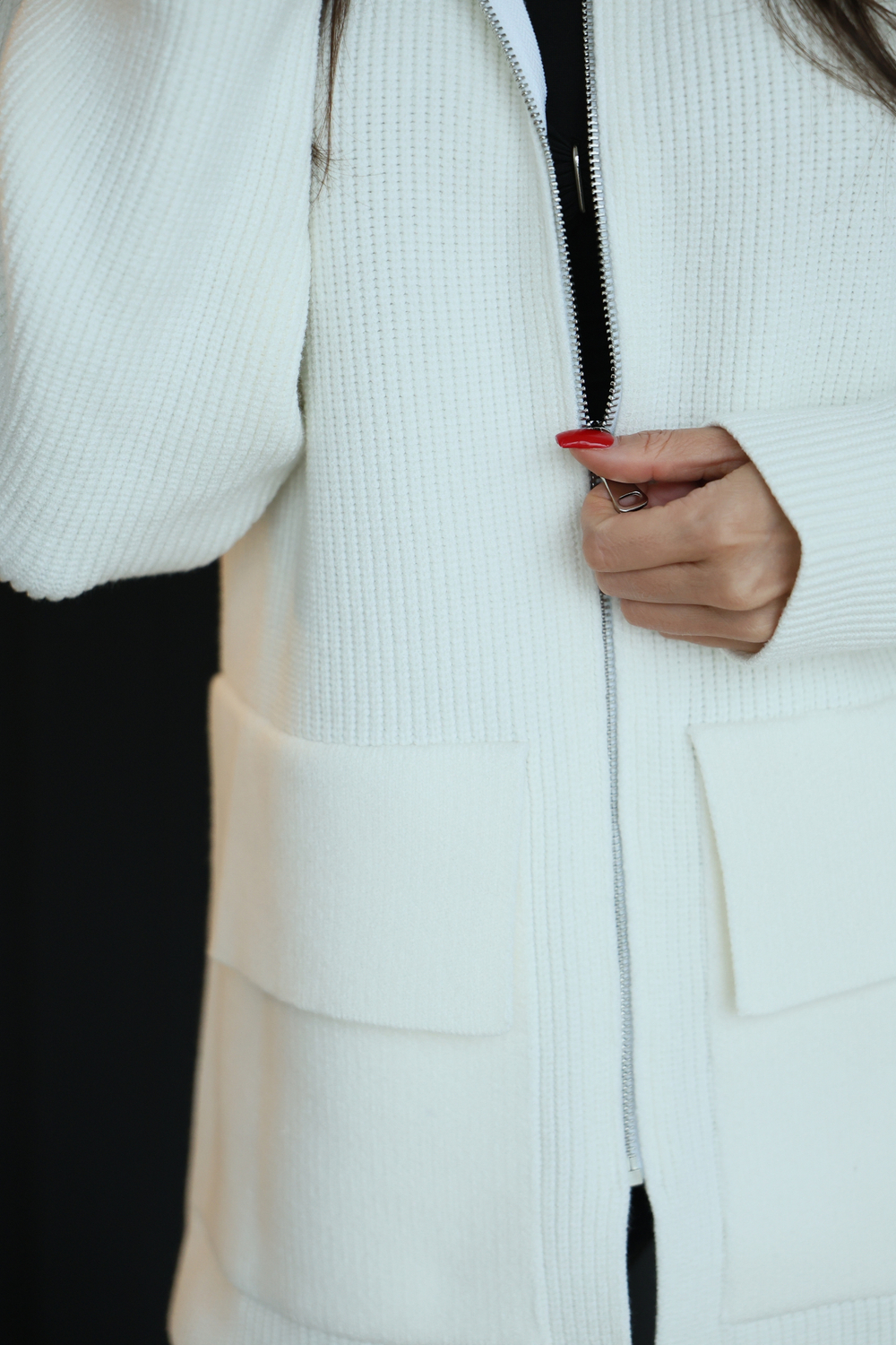 Кардиган на молнии