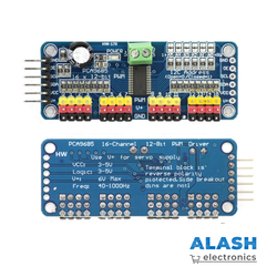 16-канальный 12-битный ШИМ/Серво (PWM/Servo) модуль на PCA9685