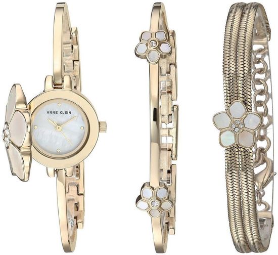 Женские часы Anne Klein AK/3174GBST (В наборе)