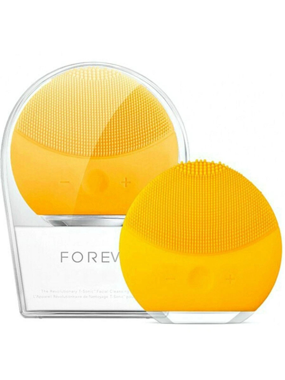 FOREVER Массажер для чистки и spa-массажа лица, черный