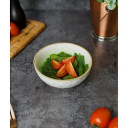 Салатник 360 мл d 12,8 см h5,5 см зеленый фарфор "The Sun Eco" P.L. Proff Cuisine [6]