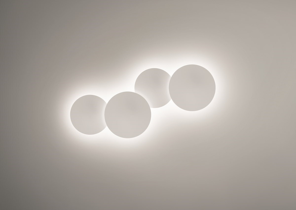 Wall design lamp Puck by Vibia (4 lampshade )
