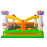 Коммерческий надувной батут «Грибочки», размер 5*4*3 м