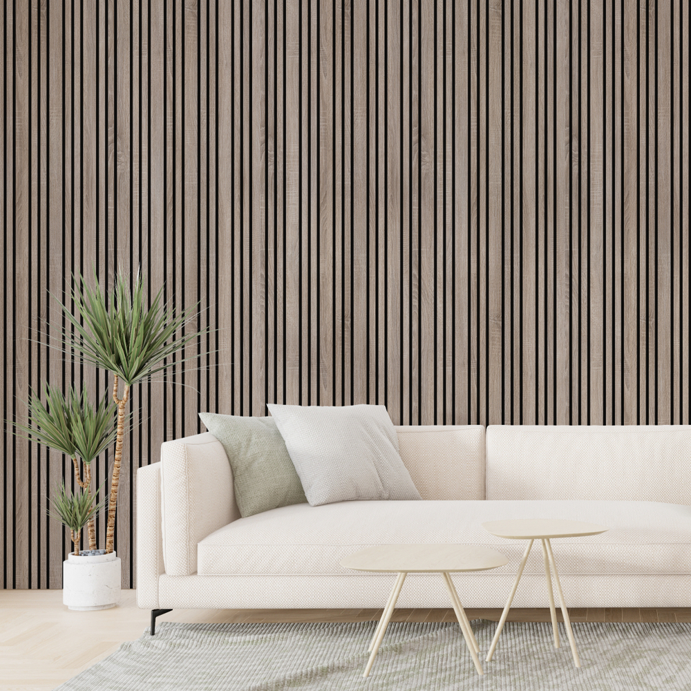 Панель Стеновая Акустическая Stella Comfort Dream Standart Дуб Винтаж 2780х600х9 (уп.1шт.)