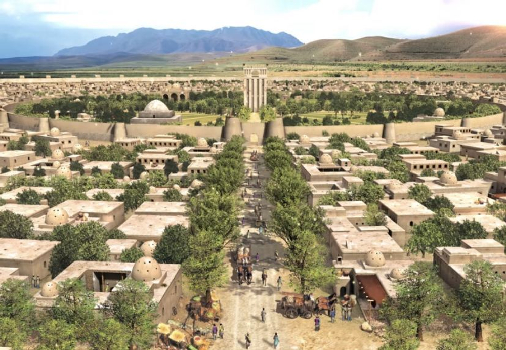 Город-солнце: тайны древнего Фирузабада, где улицы расходились лучами от трона шаха