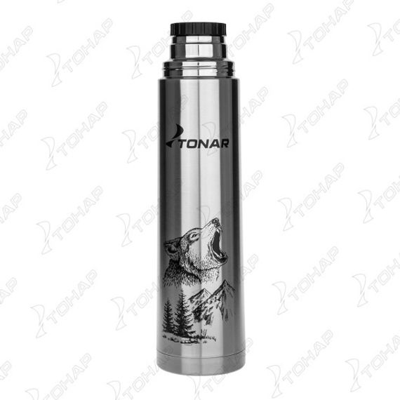 Термос (HS.TM-051-W) 1200ML Волк TONAR