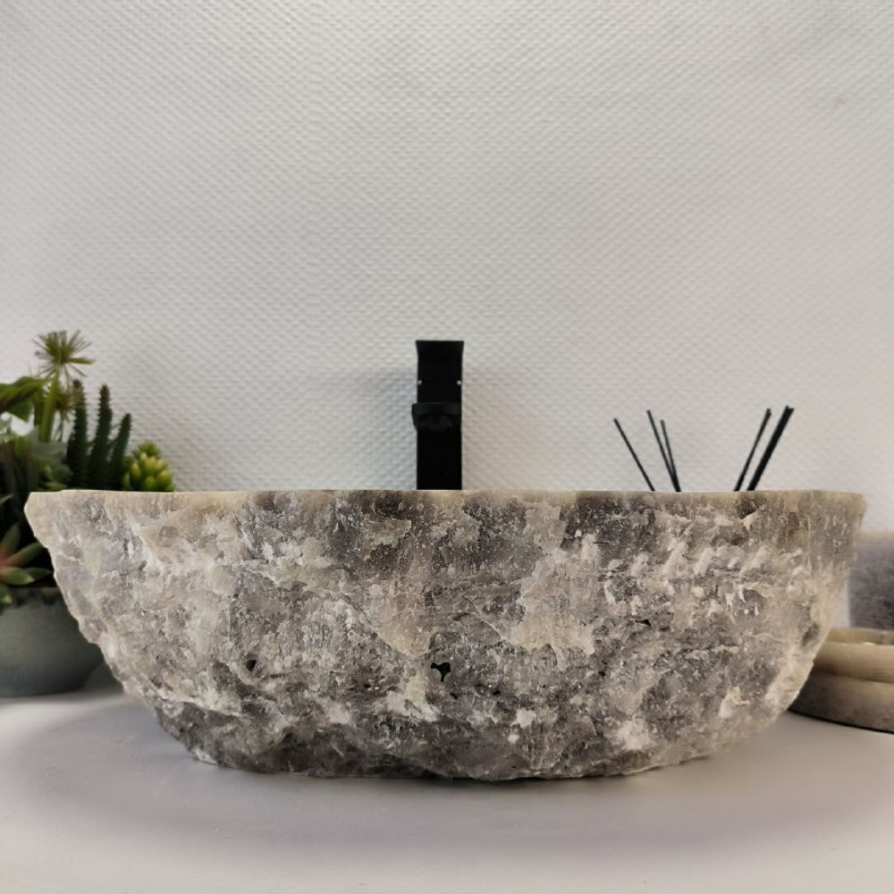 Раковина из оникса Erozy Grey EO-63180 51*39*15 0096