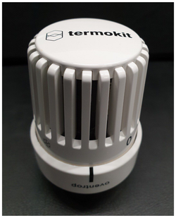 Термостатическая головка Oventrop Uni LH, артикул 1011465, белая, 7-28 С, с нулевой отметкой