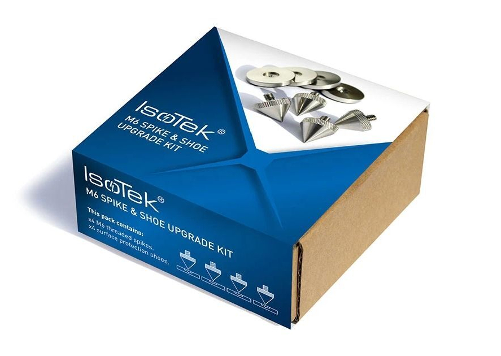 Антивибрационные шипы IsoTek M6 SPIKE & SHOE UPGRADE KIT Silver