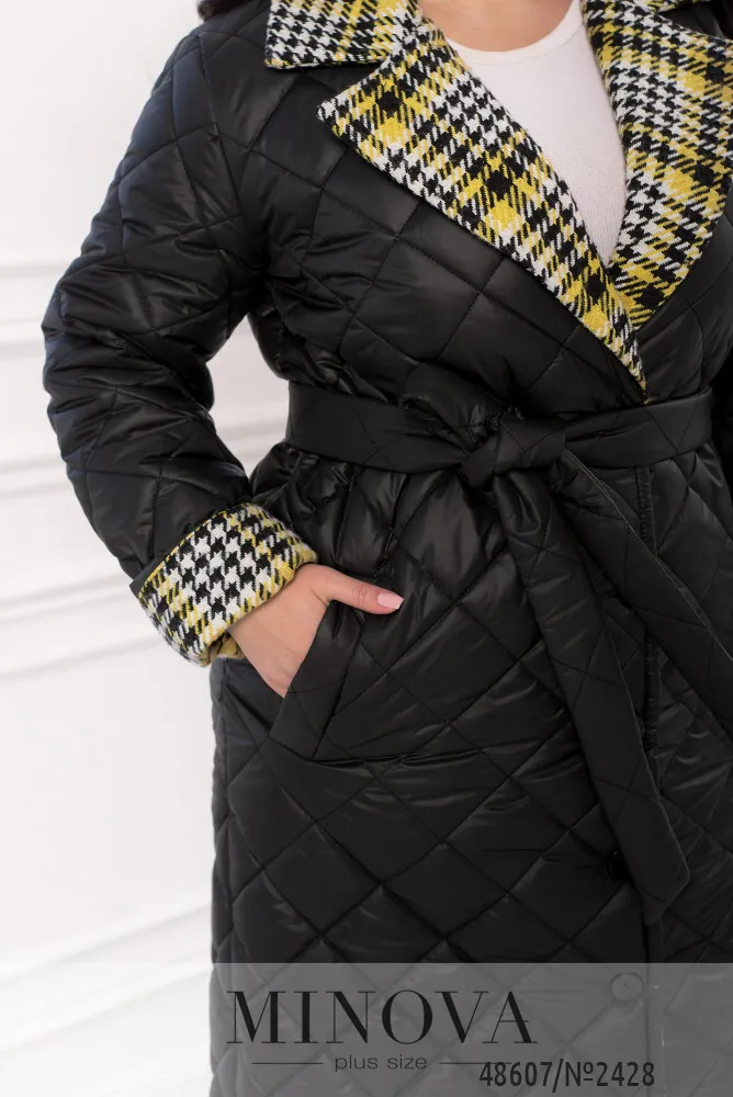 Куртка 2428-черный-желтый Minova