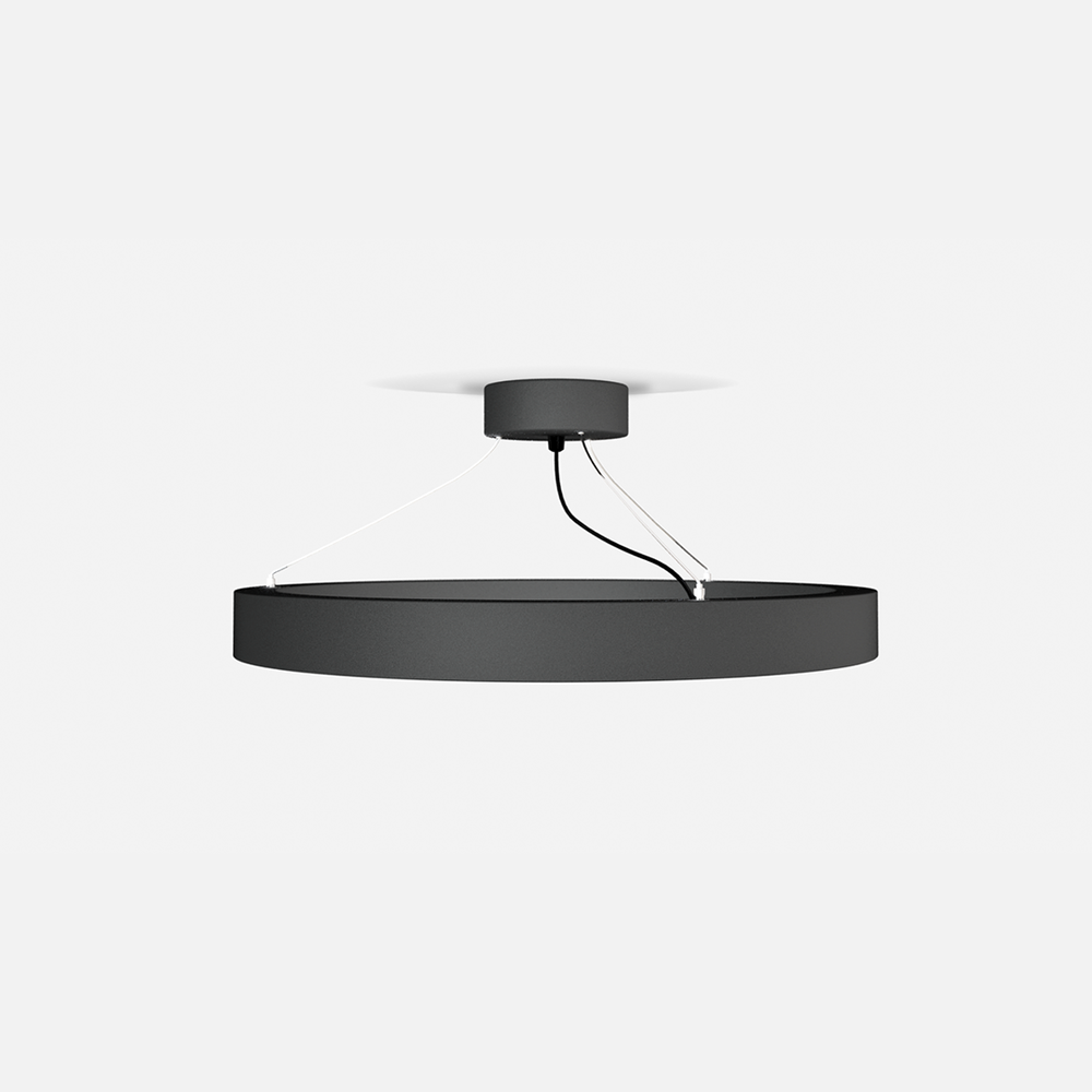 Светильник подвесной кольцо AltoLight Aura D500, потолочная чаша в комплекте
