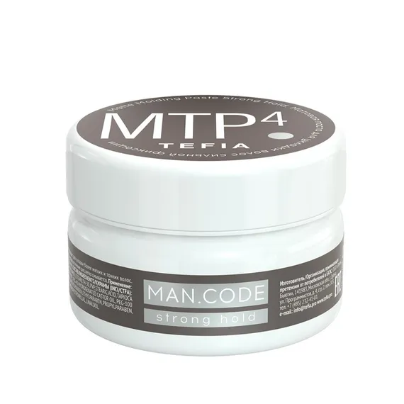 Матовая паста для укладки волос сильной фиксации