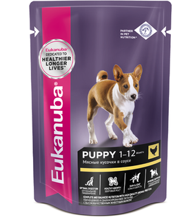 Экануба Щенки Курица в соусе 85гр.