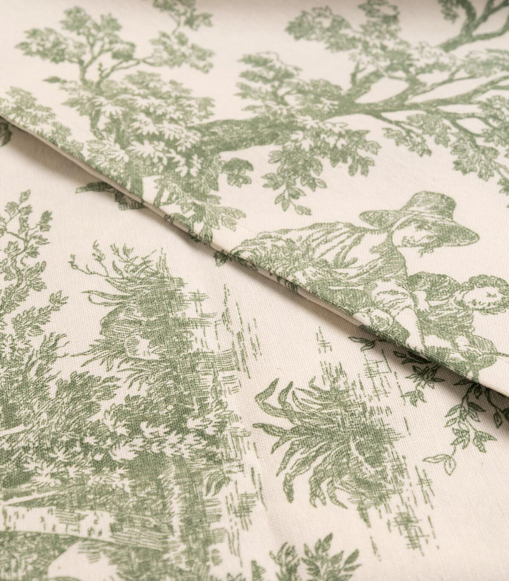 Скатерть – Круглая, зеленая, 180 см | Сельская жизнь