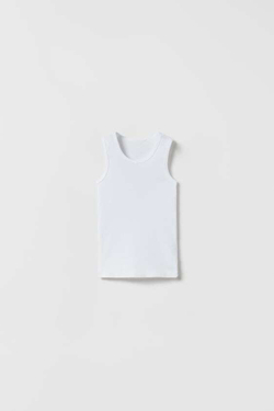 ZARA BABY/ НАБОР ИЗ ТРЕХ БАЗОВЫХ МАЕК, БЕЛЫЙ