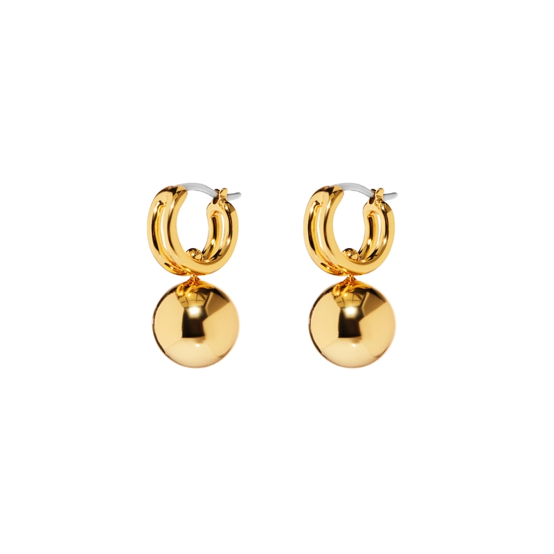 Серьги-кольца Мини Лира – Золото