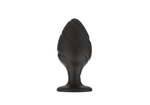 Силиконовая анальная пробка черная M (7.2*3.5cm) 3305-02