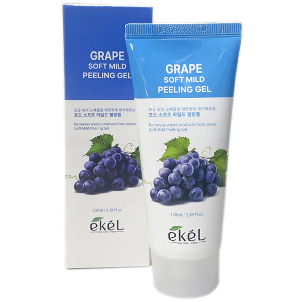 Пилинг-скатка с экстрактом винограда Ekel Grape Natural Clean Peeling Gel, 100мл