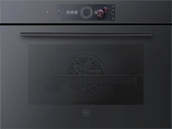 Духовой шкаф V-ZUG Combair V2000 45 черное стекло C2T-21048
