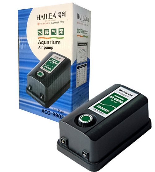 Компрессор HAILEA-АСО-9905 6W, (6.5л/мин) с регулятором потока 2 канала