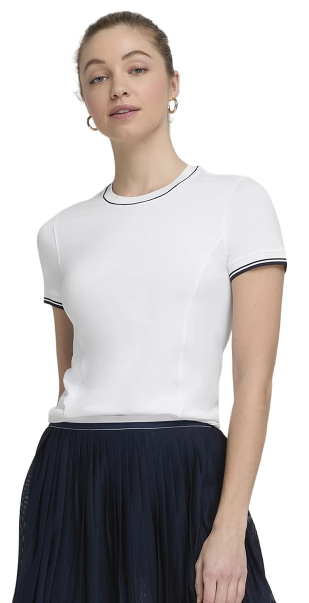 Женская теннисная футболка Wilson Team Seamless T-Shirt - белый