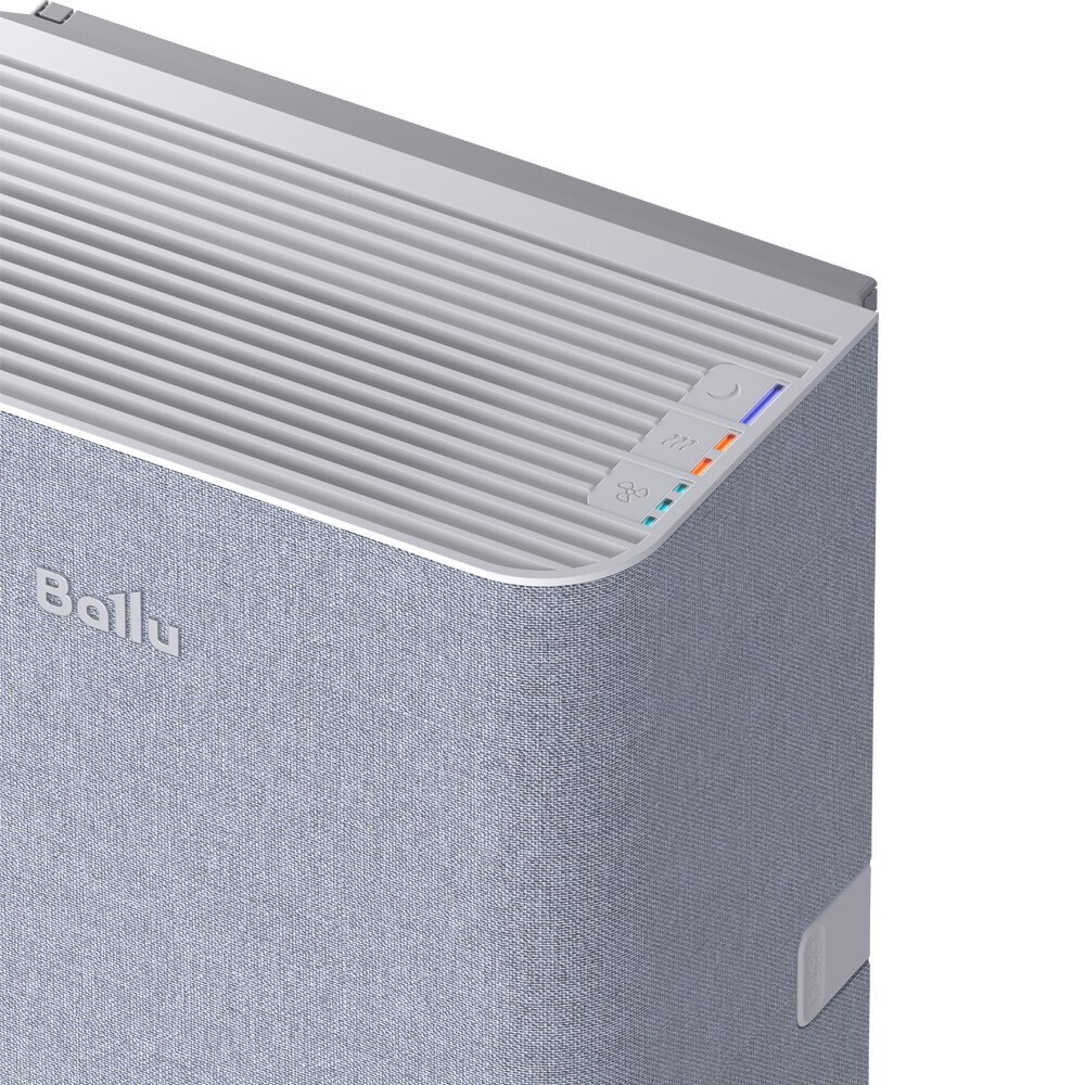 Очиститель воздуха приточный Ballu ONEAIR ASP-100 серый с нагревателем и CO2