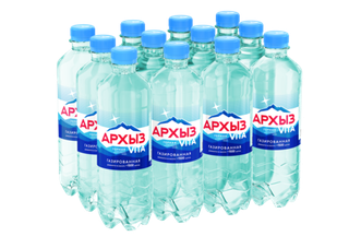 Архыз Vita горная природная вода 0,5 л ПЭТ газ