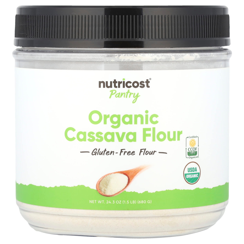 Nutricost, Pantry, органическая мука из кассавы, 680 г (24,3 унции)