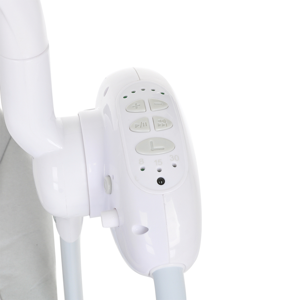 PITUSO электрокачели Marbella Grey/Серый Точки пульт, MP3,моск.сеть,адаптер,71*66*77см