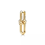Серьги из жёлтого золота 18k,Tiffany ⚜️Hard Wear medium Link
