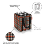 Сумка-органайзер для бутылок bottlebag glencheck red