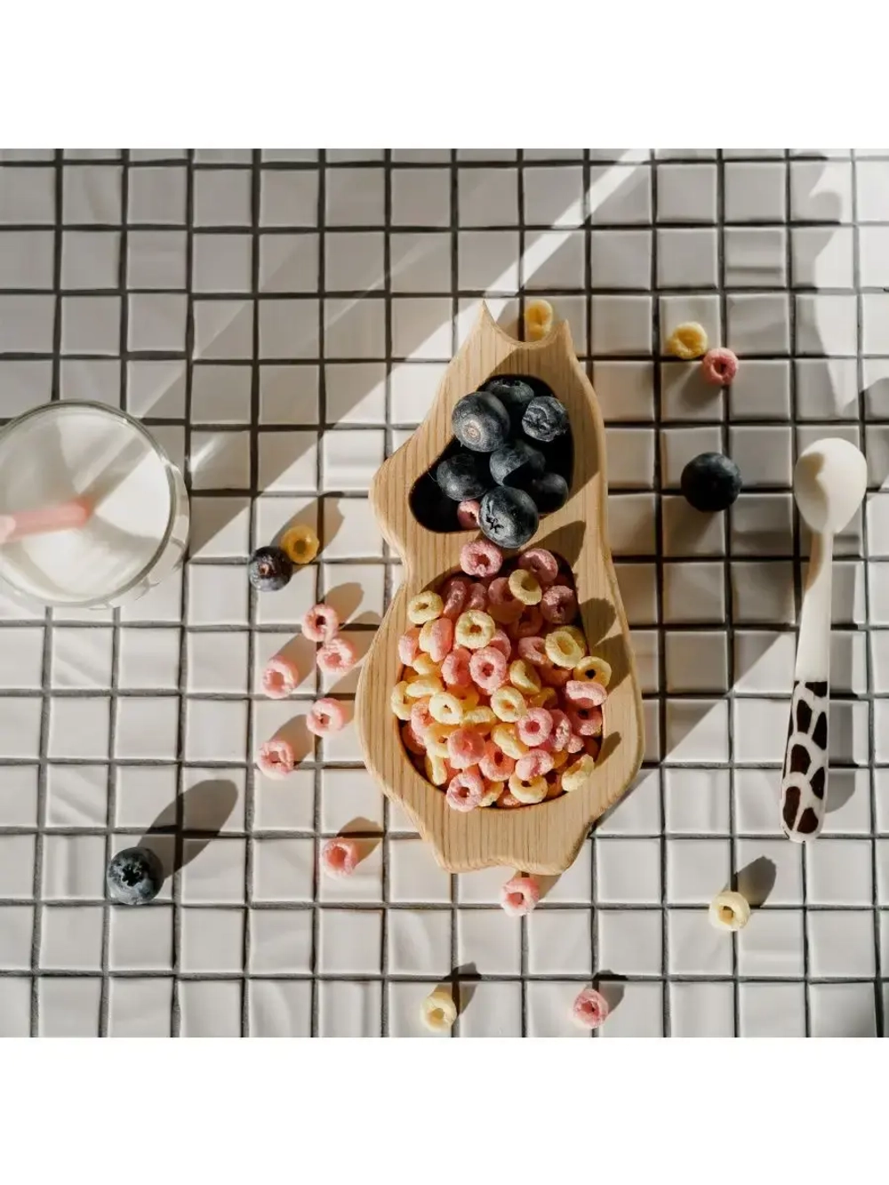 Менажница "Муми-тролли" из Сибирского кедра