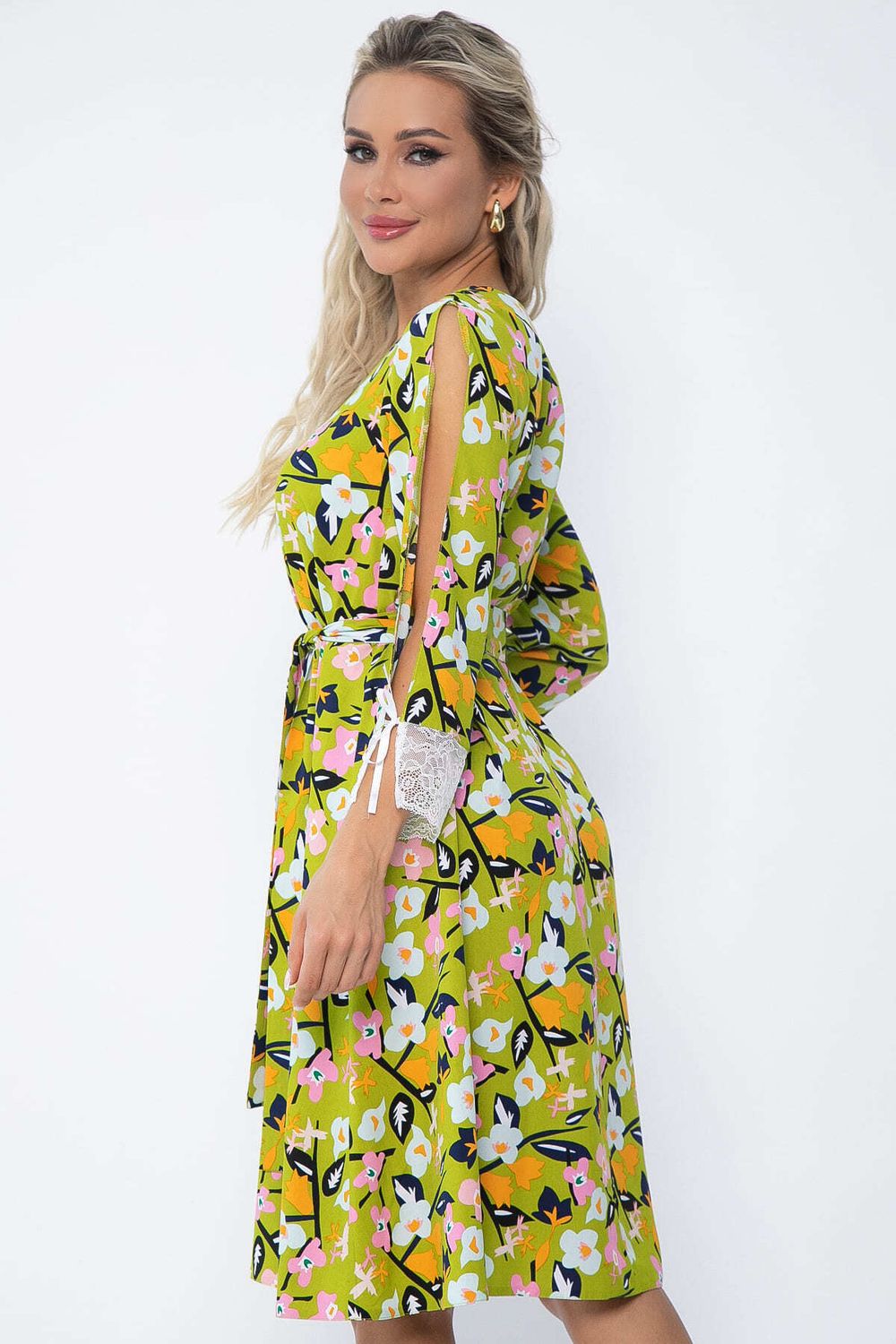 Платье Яна (зеленое) П13639-33М LT Collection