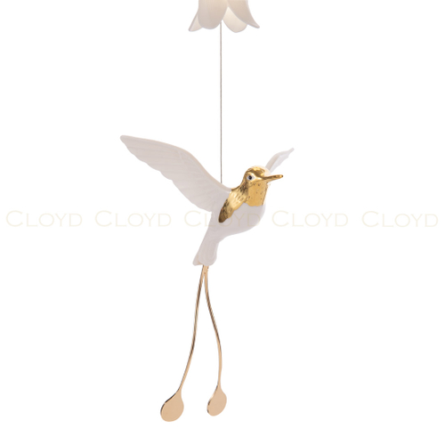 Подвесной светильник Cloyd ARGANA P4 / керамика - E14 - золото (арт.11241)