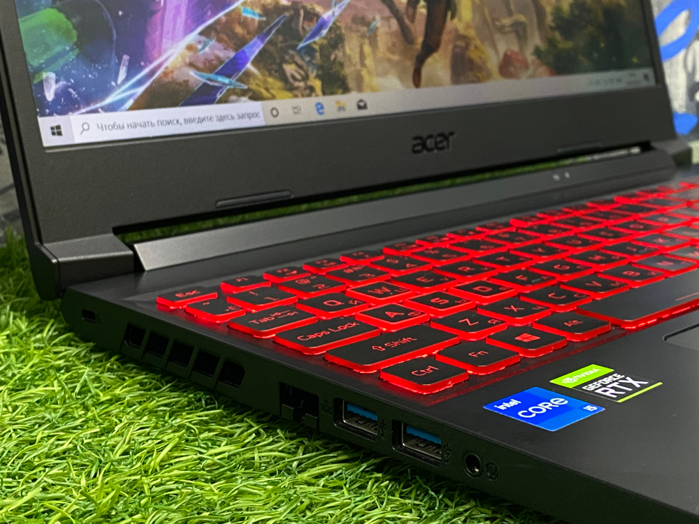 Игровой Acer 15.6' i5-11400H/RTX 3050Ti 4GB/FHD IPS 144Hz/16GB/512GB/ Nitro 5[AN515-57-51GK]/Windows 10