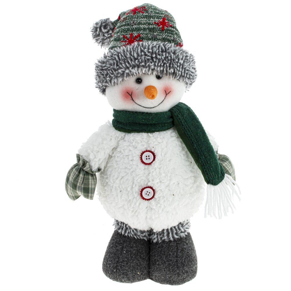 GAEM Игрушка набивная "Снеговик", L20 W10 H51/35 см, 2в.