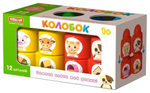 Конструктор КОЛОБОК. Игра "Помоги найти мой домик" 12 деталей арт. 03023 СТЕЛЛАР