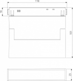 Накладной светильник Elektrostandard Slim Magnetic a063558