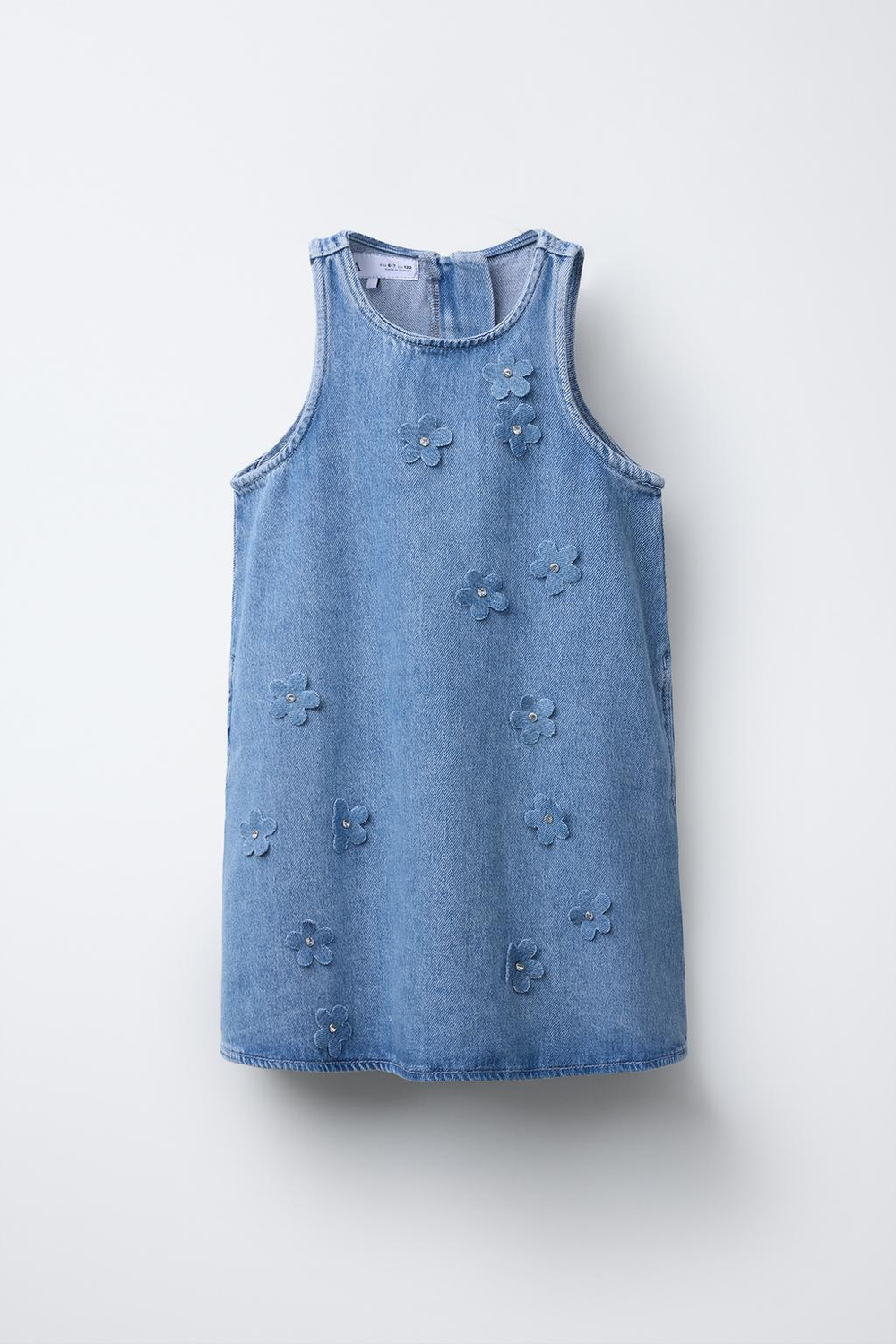 ZARA ДЖИНСОВОЕ ПЛАТЬЕ, СИНИЙ