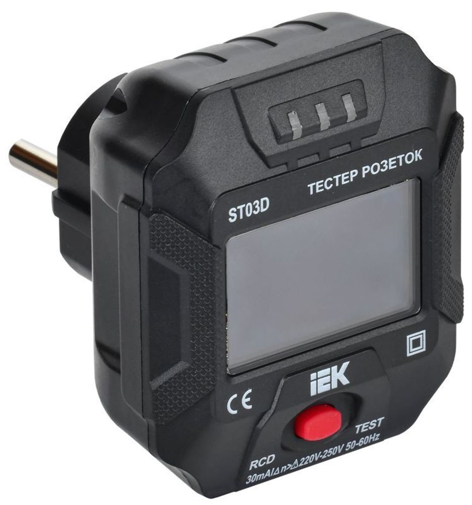 Тестер розеток ST03D ARMA2L 5 IEK A2L5-ST14-03 Тестер розеток ST03D ARMA2L 5 IEK A2L5-ST14-03