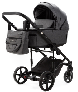 Детская коляска Adamex Zico New 2 в 1 ZN-TK57 TIP (ТЕМНО-СЕРЫЙ)