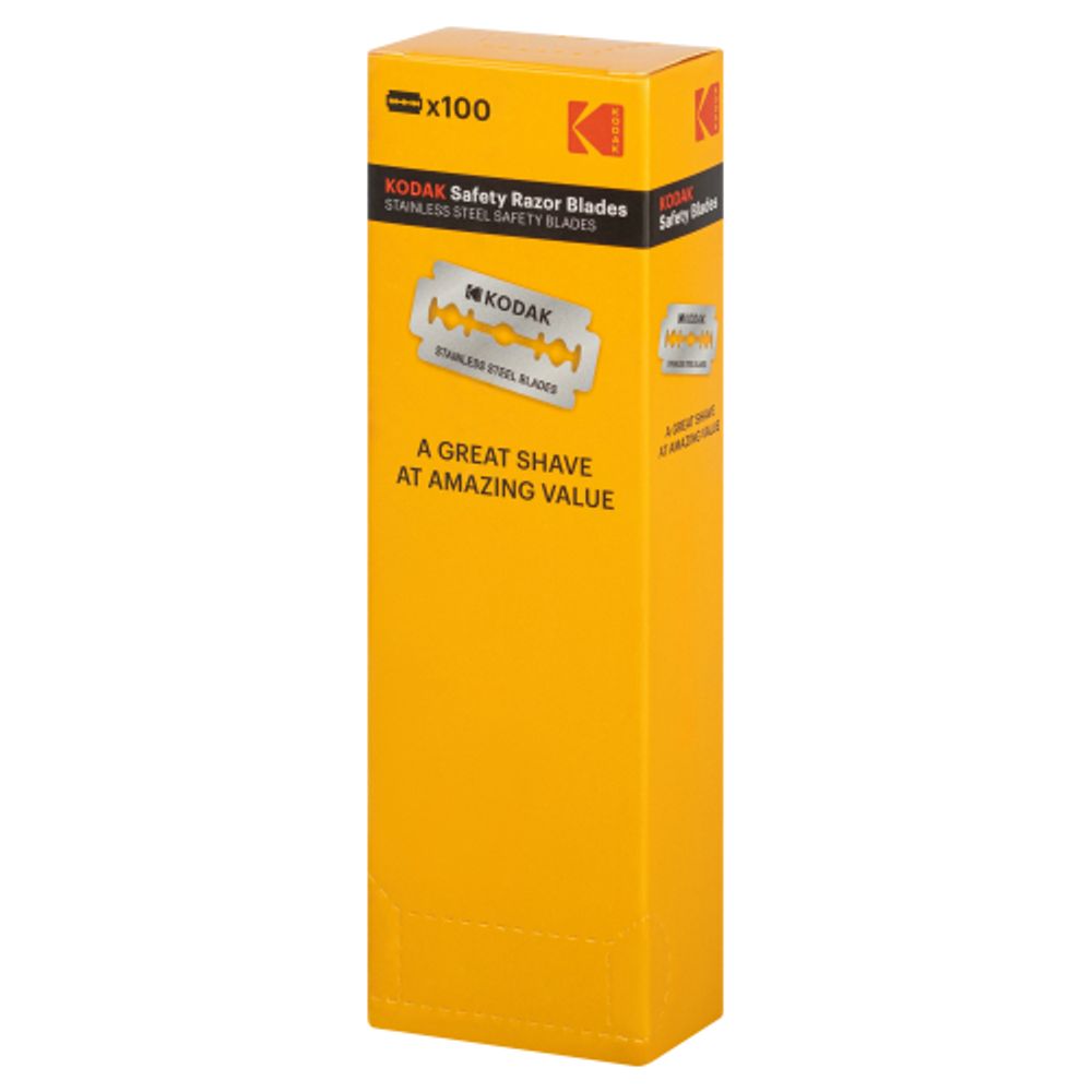 Сменные кассеты для бритья Kodak Double edge blade двухсторонние классические лезвия для Т-образных станков