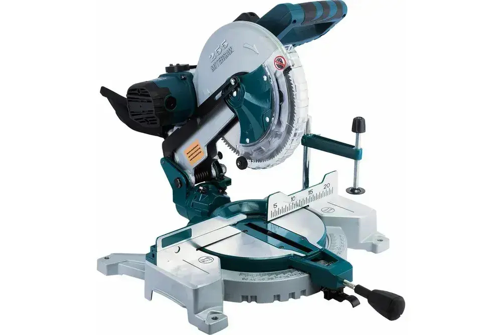 Пила торцовочная, 25,5 - диск dсм, 2000 Вт, шнур - 2 м, металл, разноцветный