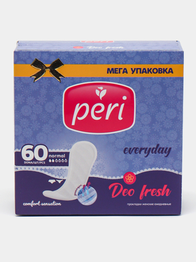 PERI Прокладки ежедневные Deo Fresh 60шт