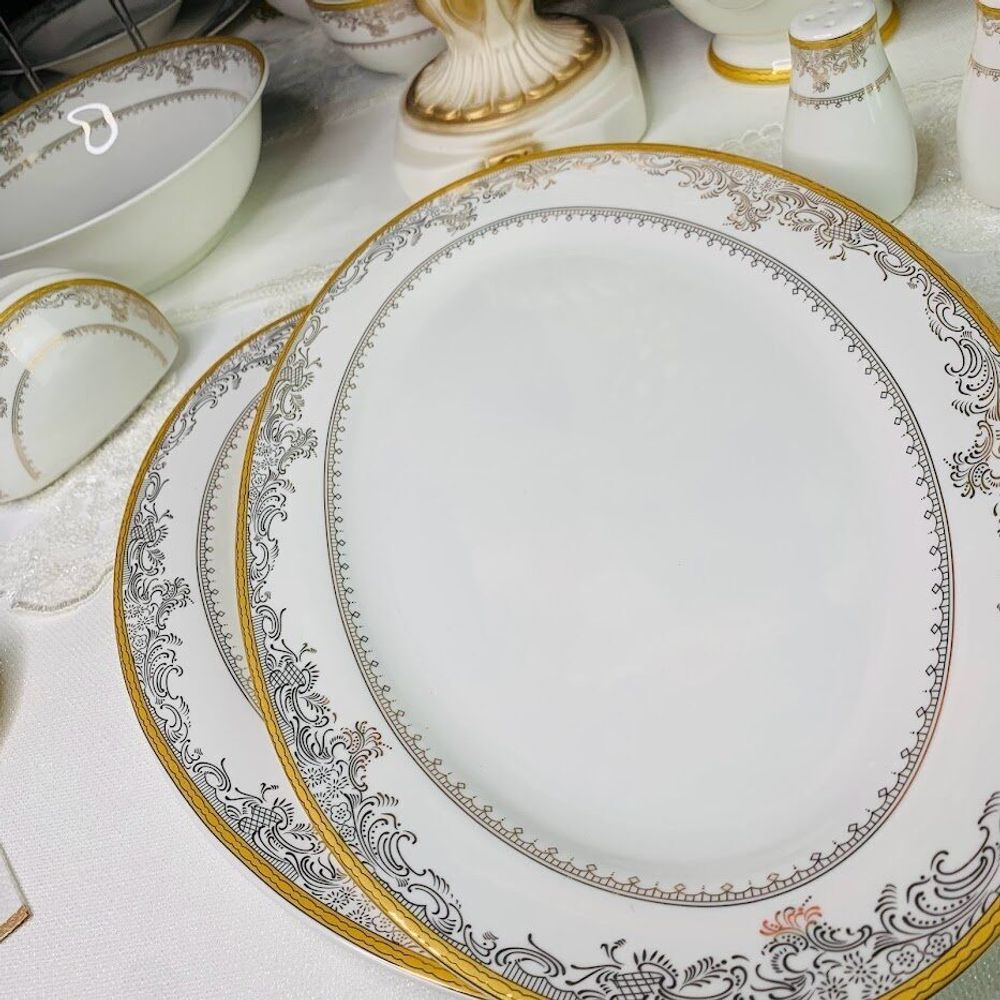 Lenardi 205-078 Набор из 2 овальных блюд 35,5см. ИСИДОРА в под.уп.(х12)