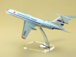 Модель самолета Ту-134А с антенной БУС (М1:100, Северный флот России)