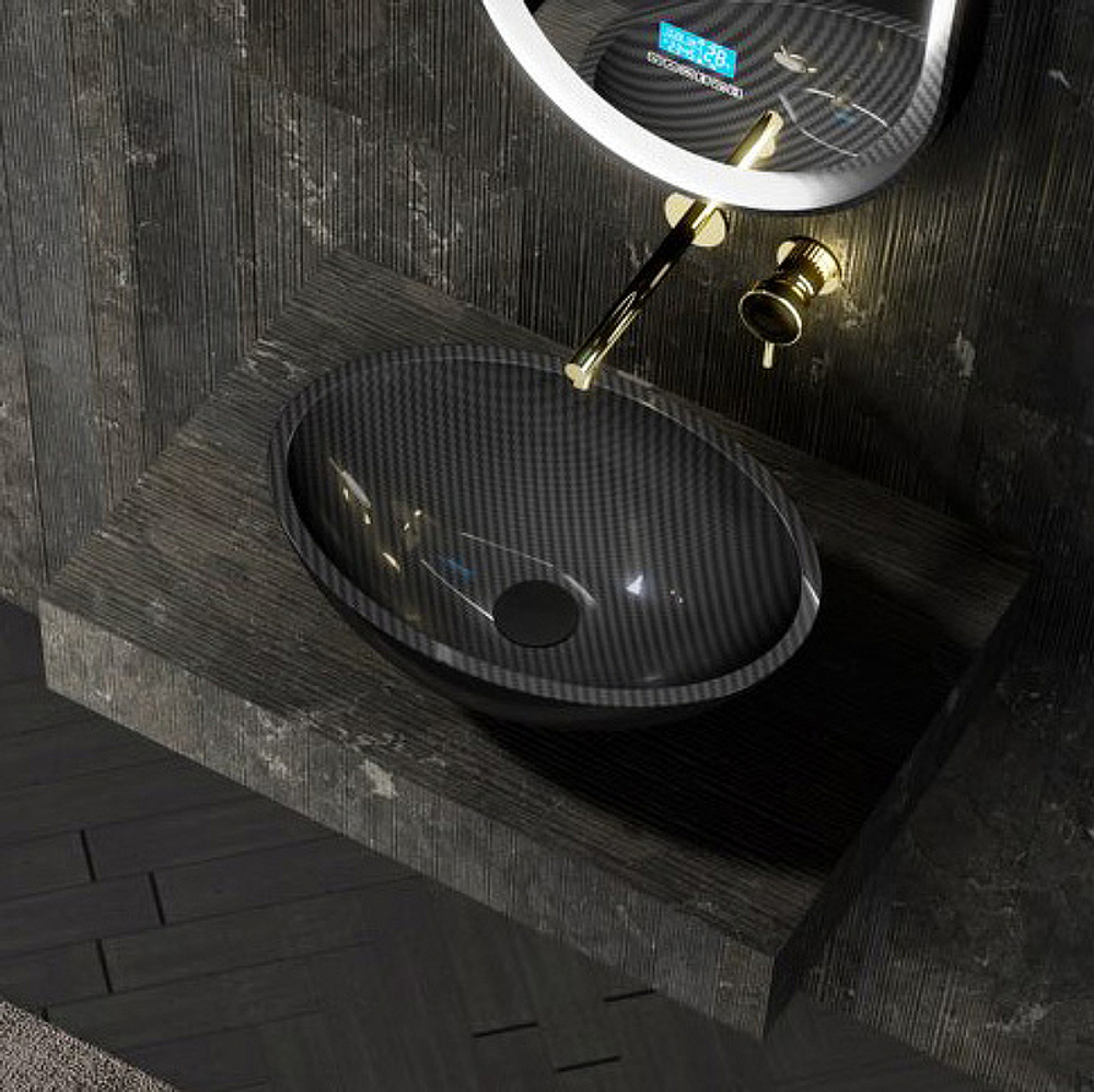 Раковина-чаша Abber Karbon 50 AK2042 Черная