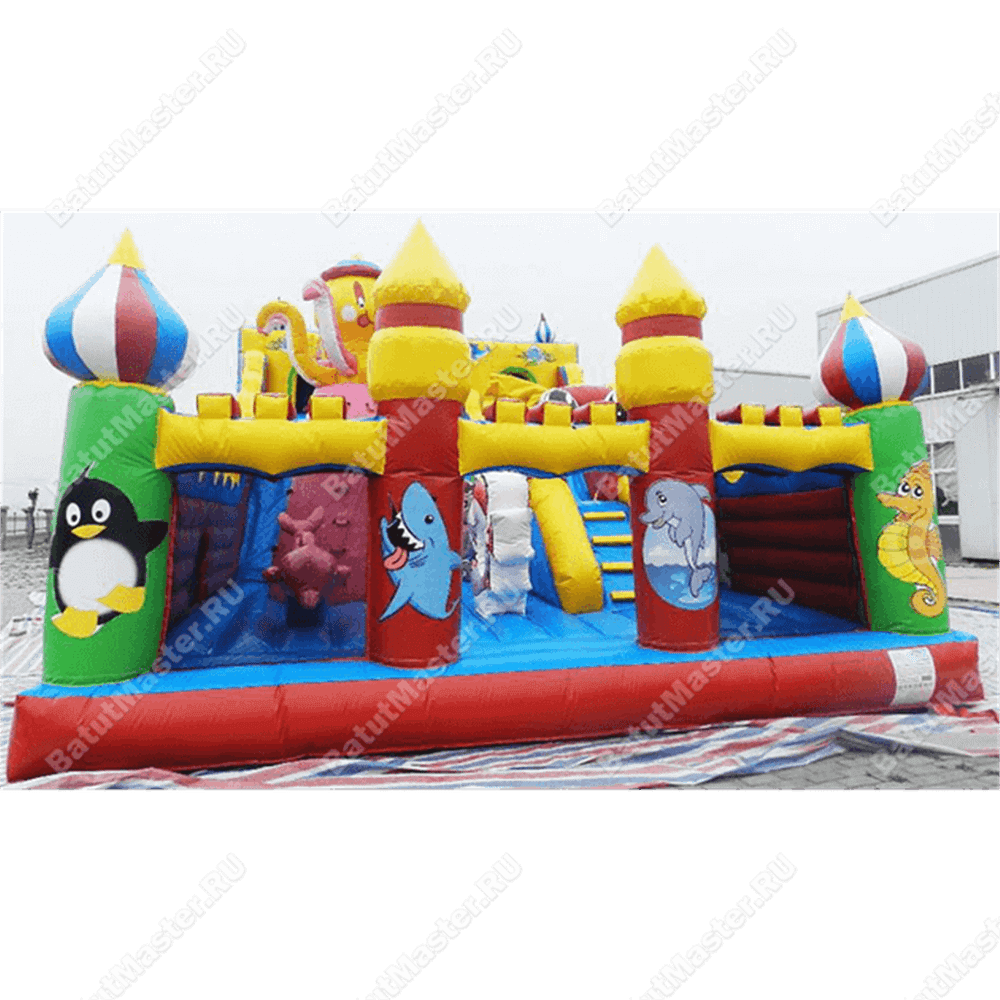 Коммерческий надувной батут "Морская иллюзия"