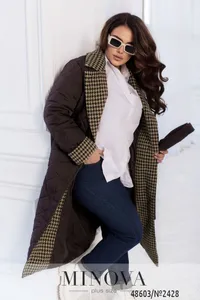 Куртка 2428-шоколад Minova